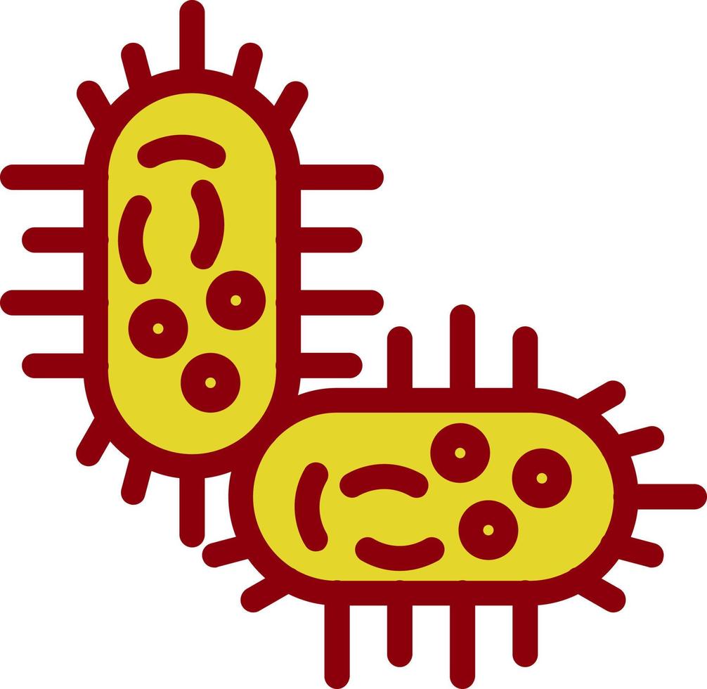 Bakterium-Vektor-Icon-Design vektor