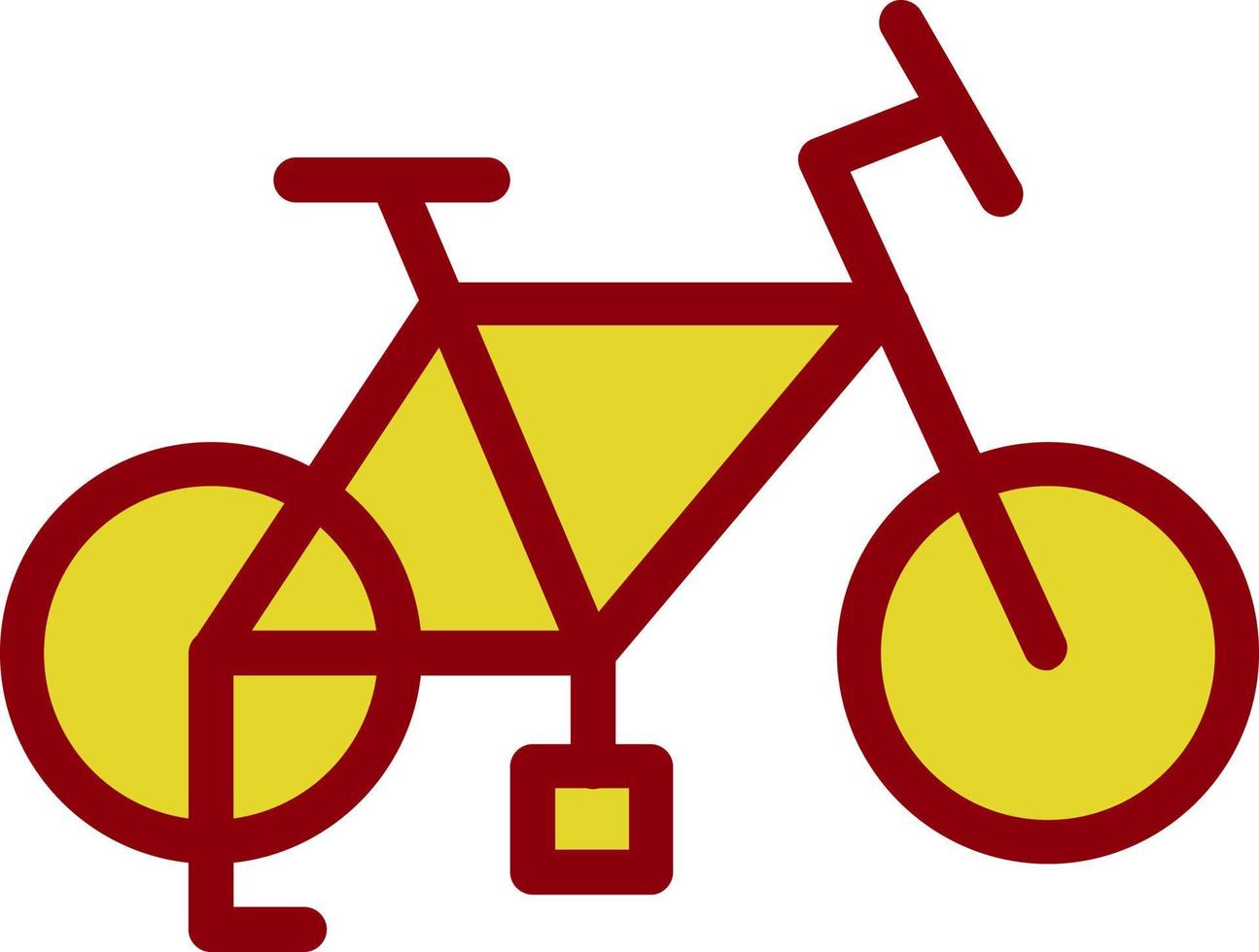 Fahrrad-Vektor-Icon-Design vektor