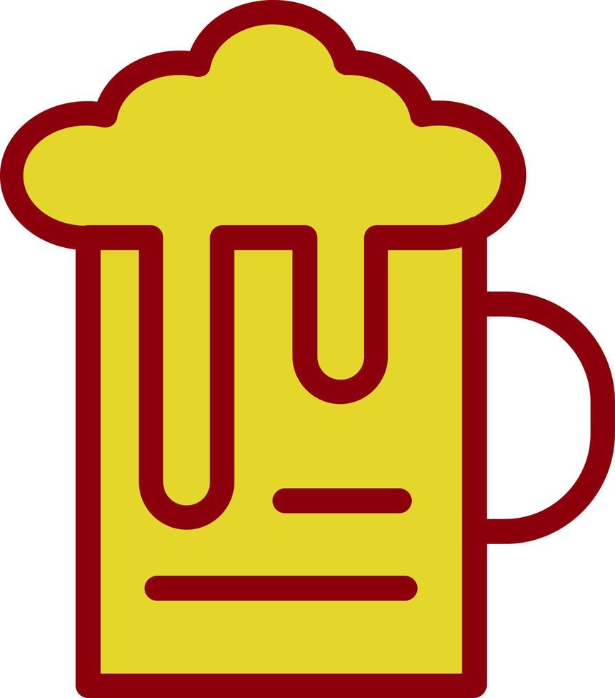 Bier-Vektor-Icon-Design vektor