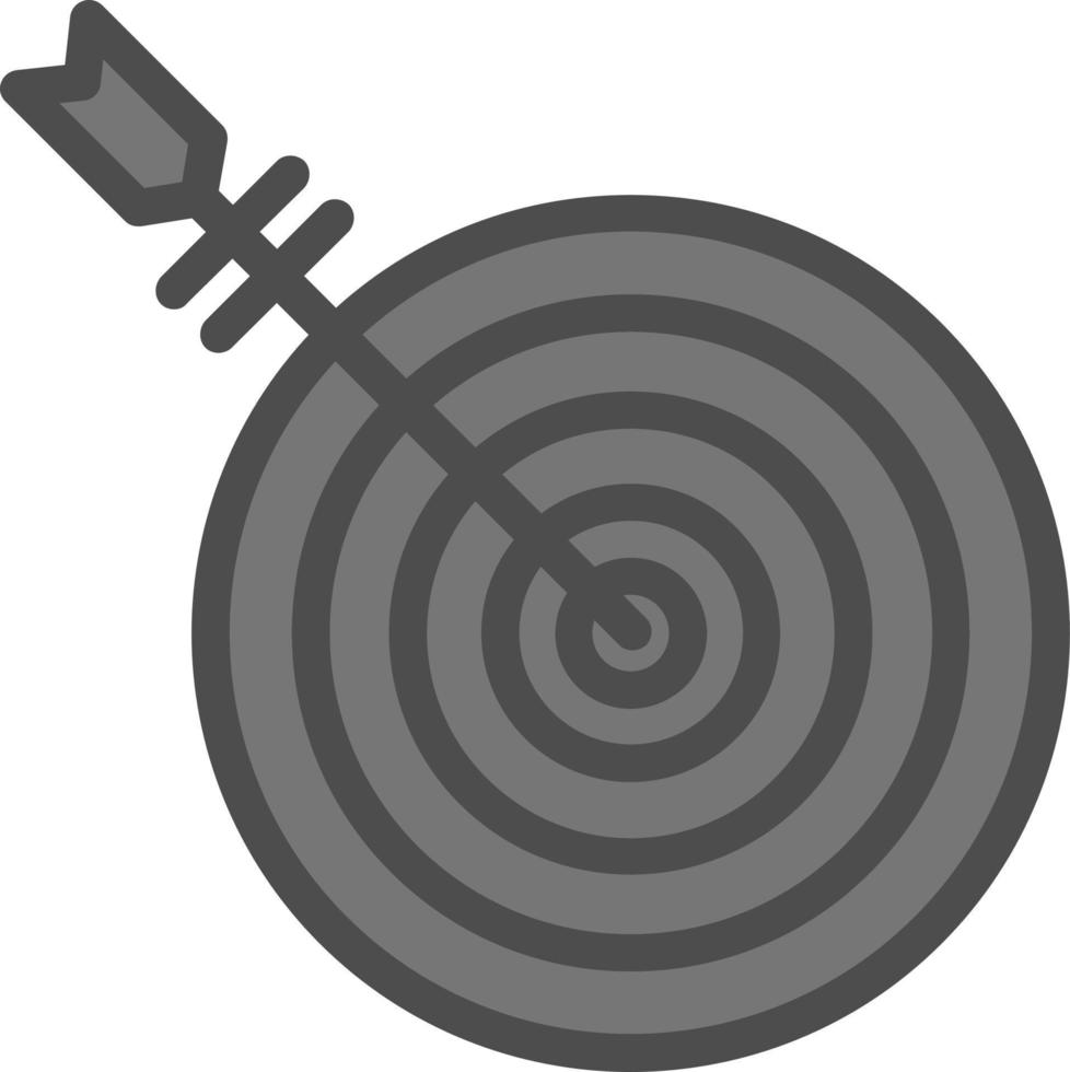 Bullseye-Vektor-Icon-Design vektor