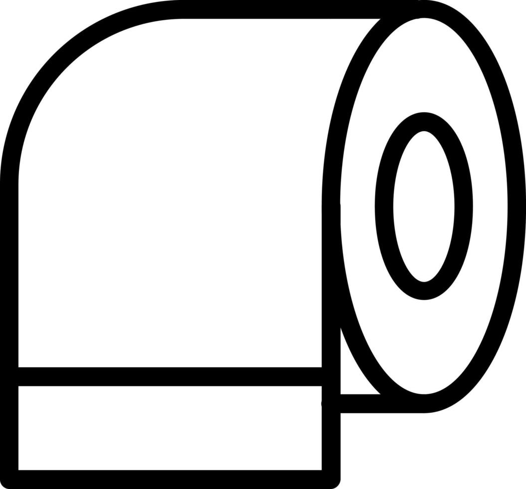 Toilettenpapier-Vektor-Icon-Design vektor