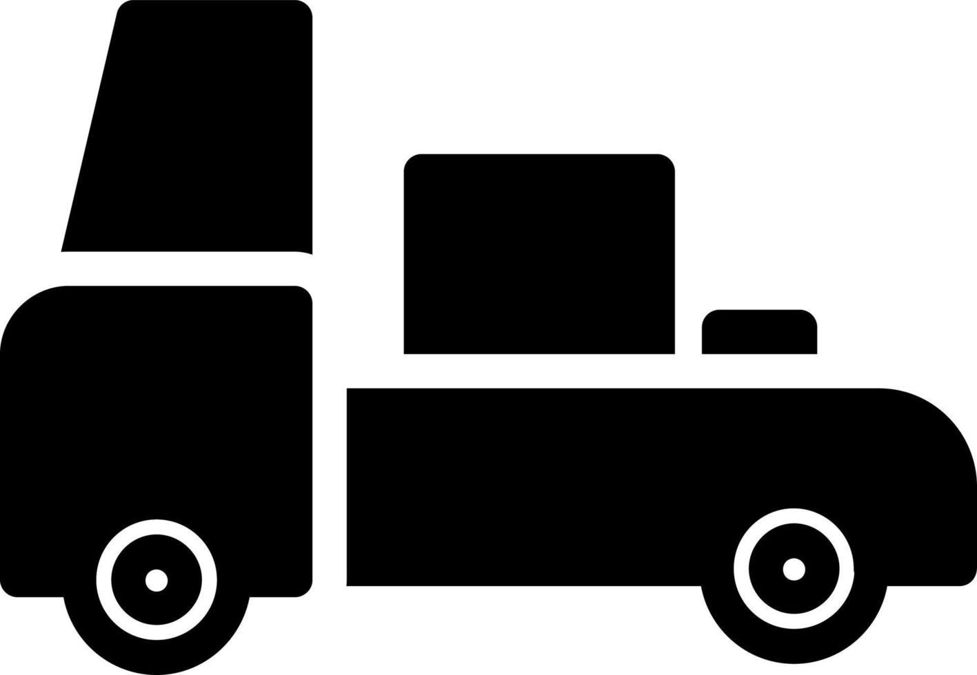 LKW-Pickup-Vektor-Icon-Design vektor