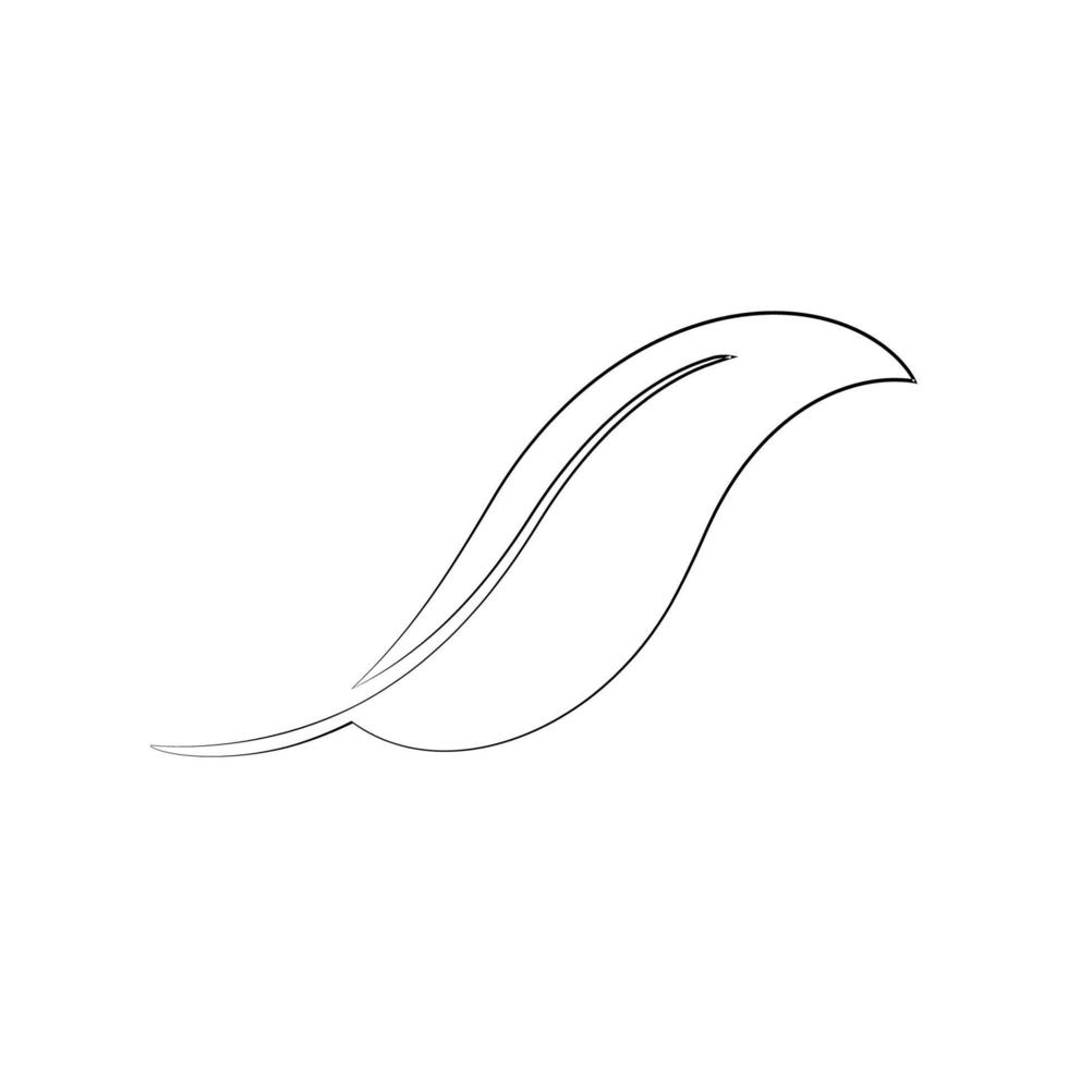 fjäder penna logotyp vektor