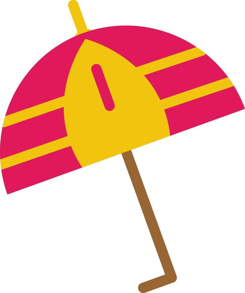 Regenschirm-Vektor-Icon-Design vektor