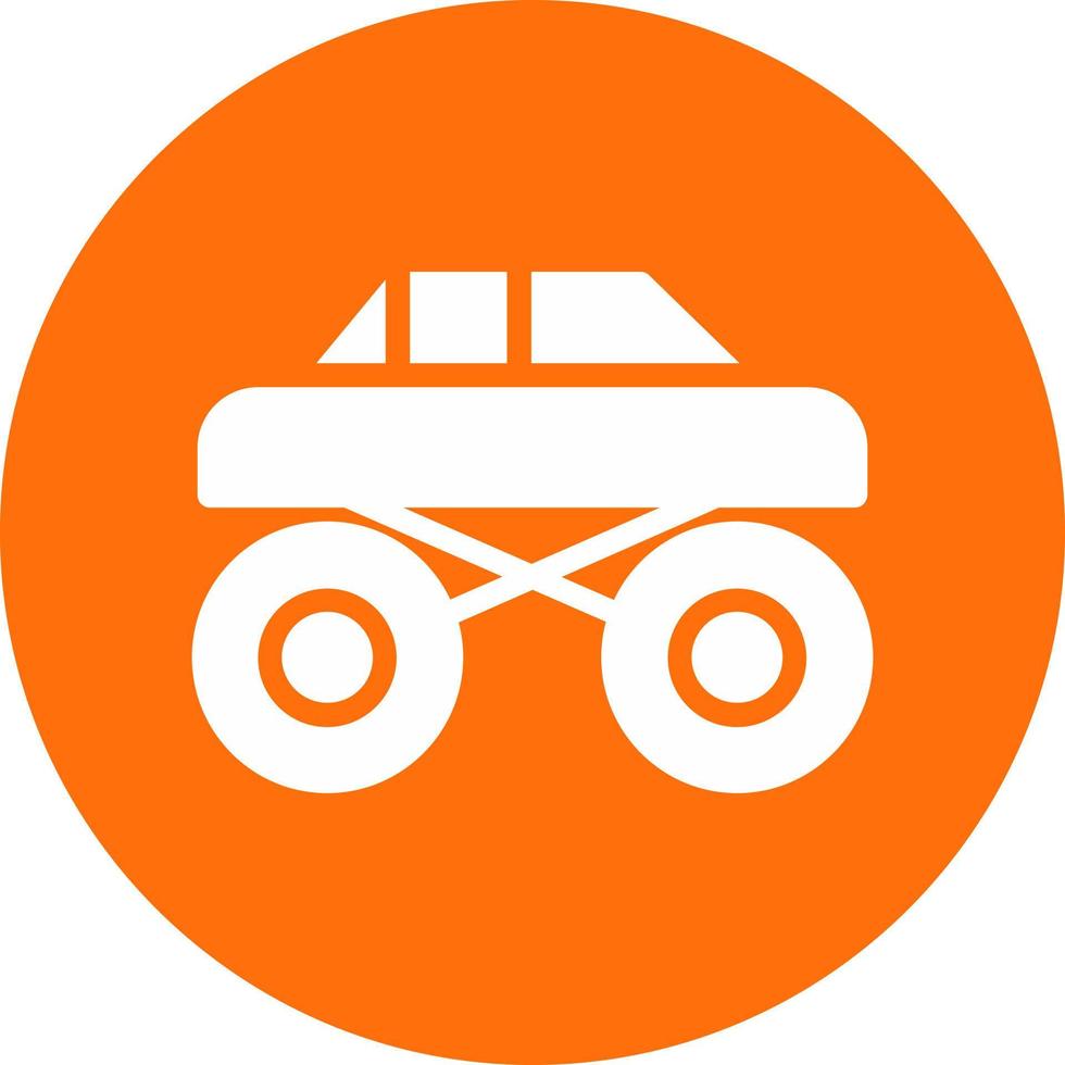 LKW-Monster-Vektor-Icon-Design vektor