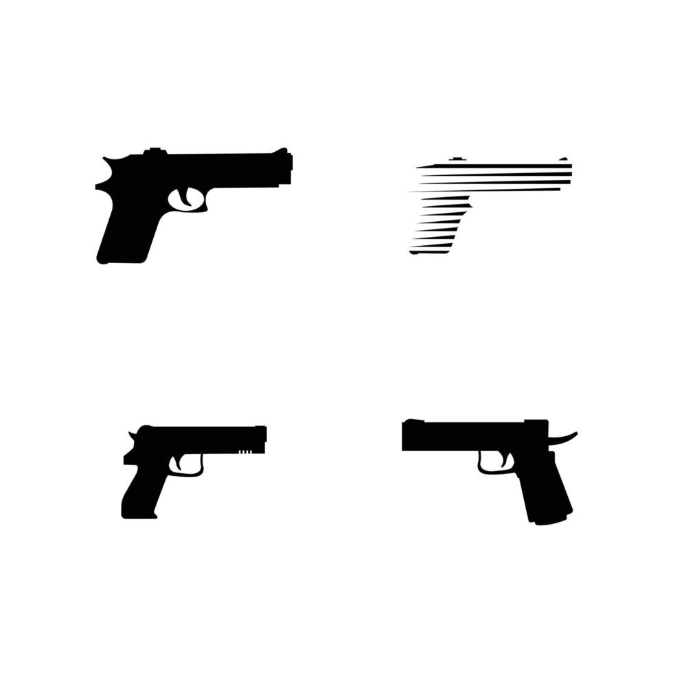 mächtige pistole, pistole, pistole, vektor