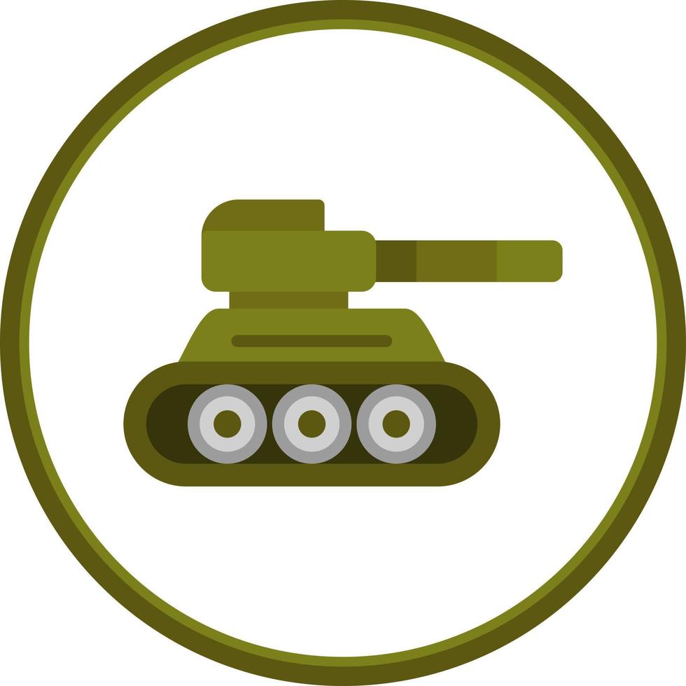 Tank-Vektor-Symbol vektor