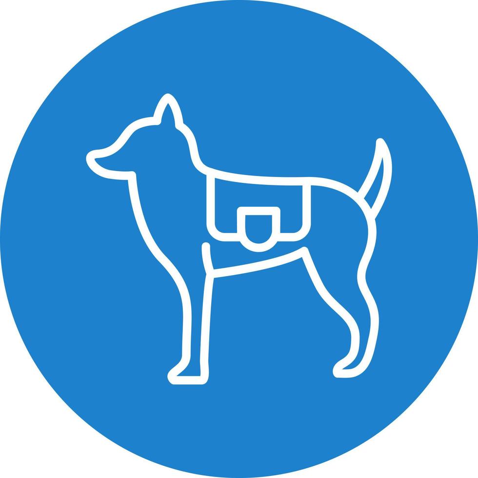 Hund-Vektor-Symbol vektor