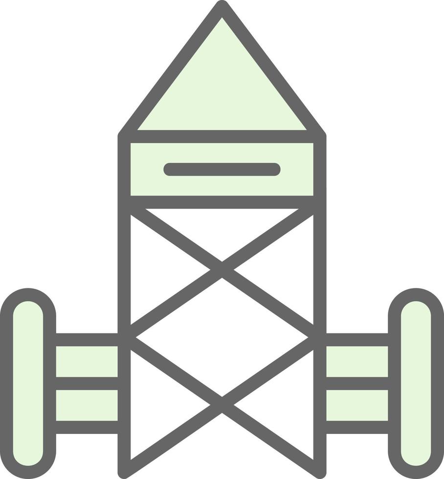 Turm-Vektor-Symbol vektor