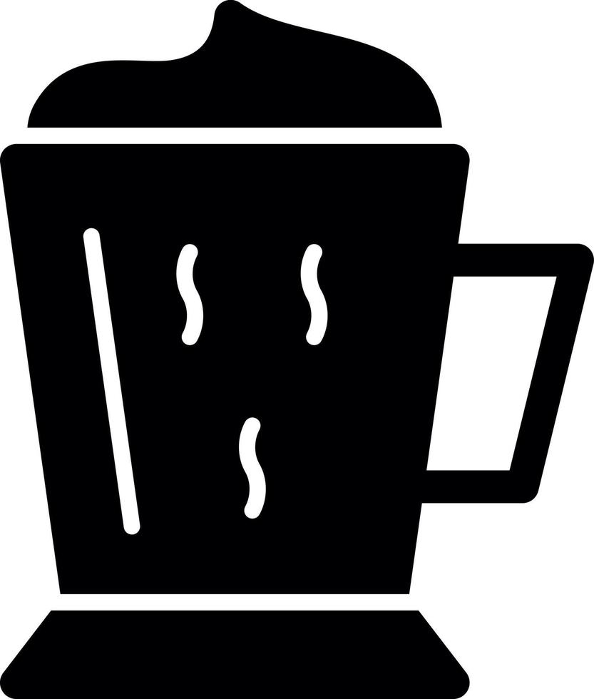 Kaffee Latte Vektor-Icon-Design vektor