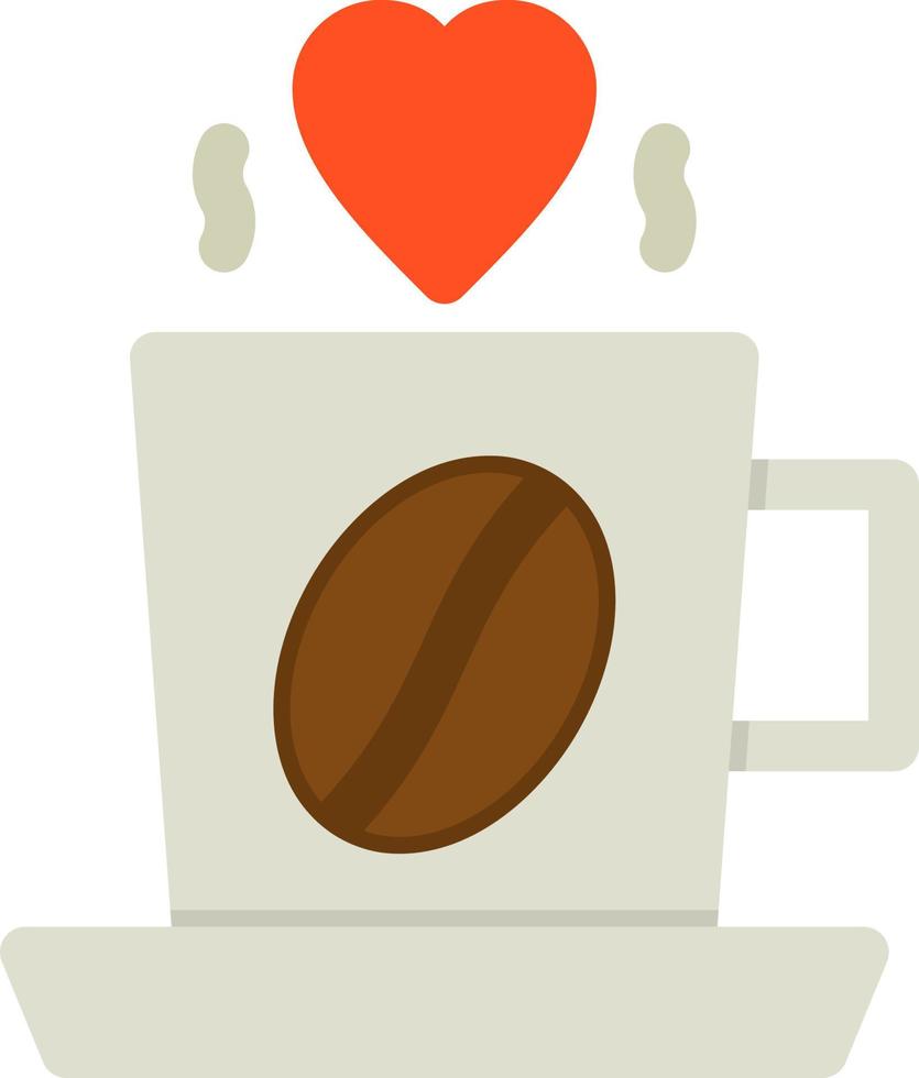 bestes Kaffee-Vektor-Icon-Design vektor