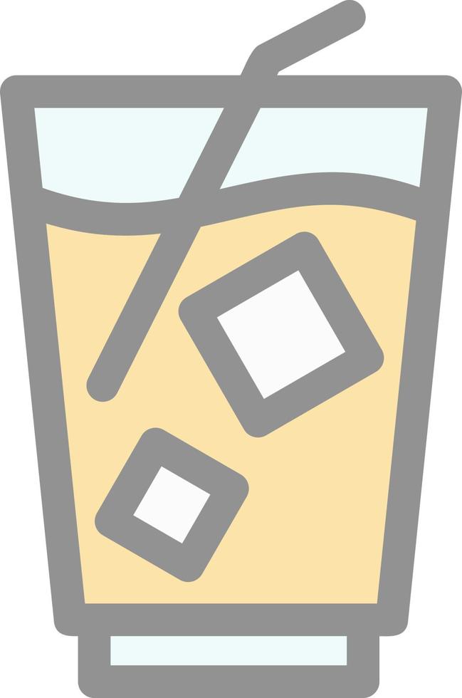 Milchshake-Vektor-Icon-Design vektor