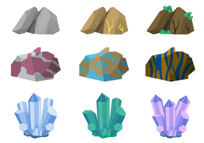 Grotta element vektor samlingar