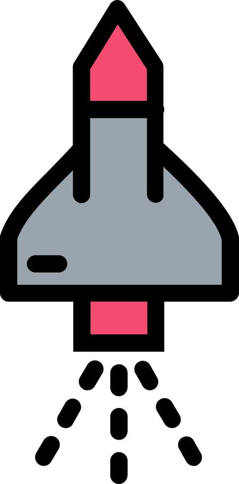 Plats shuttle vektor ikon design