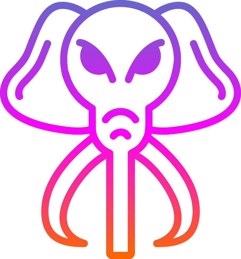 Mammut-Vektor-Icon-Design vektor