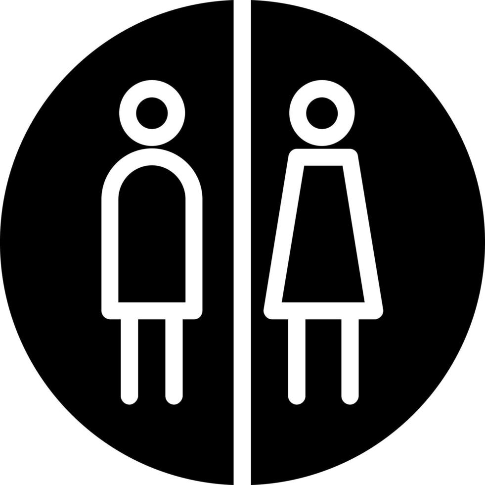 Toiletten-Vektor-Icon-Design vektor