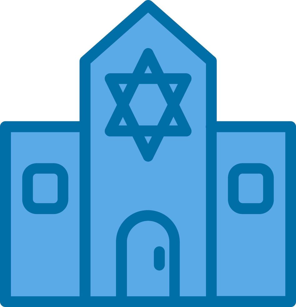 Synagoge-Vektor-Icon-Design vektor