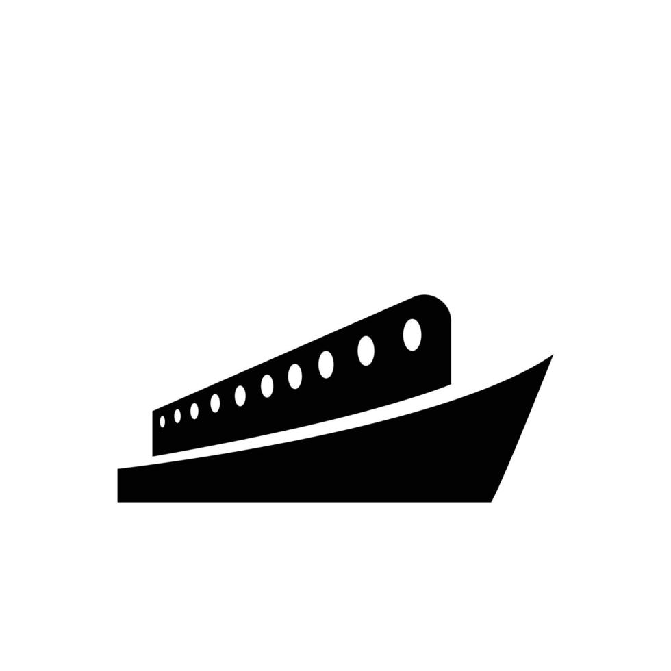 Kreuzfahrtschiff-Logo vektor