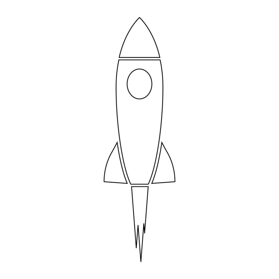 Rakete Illustration Logo Vektor