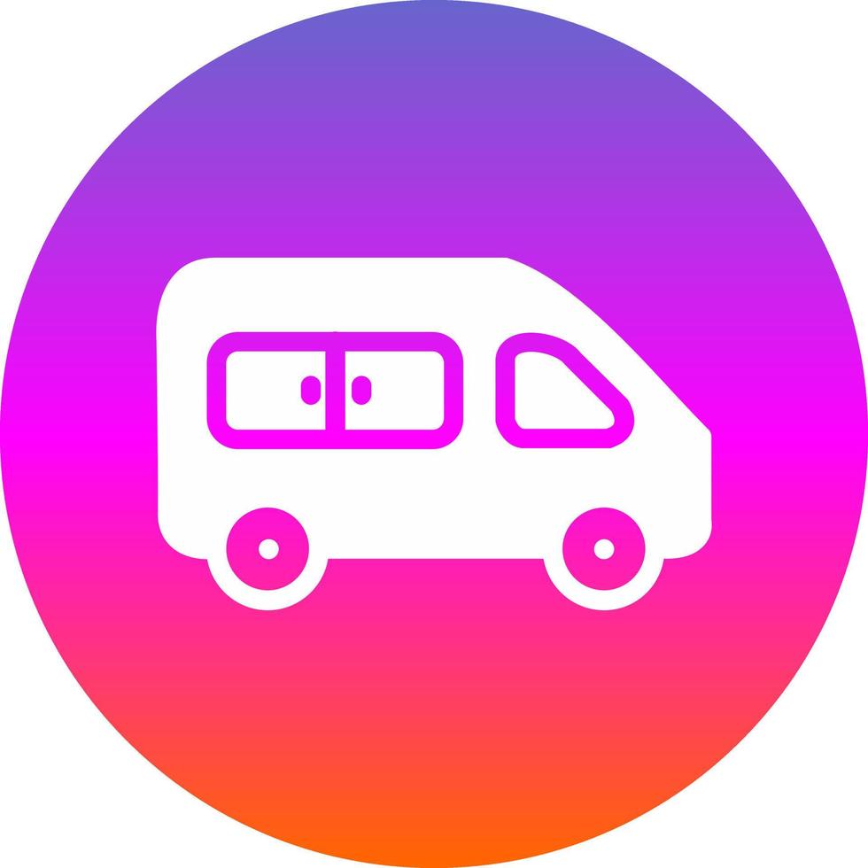 Shuttle-Van-Vektor-Icon-Design vektor