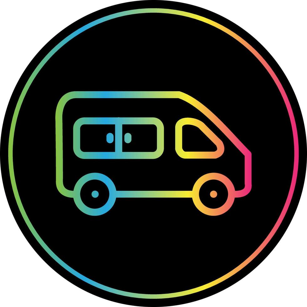 Shuttle-Van-Vektor-Icon-Design vektor