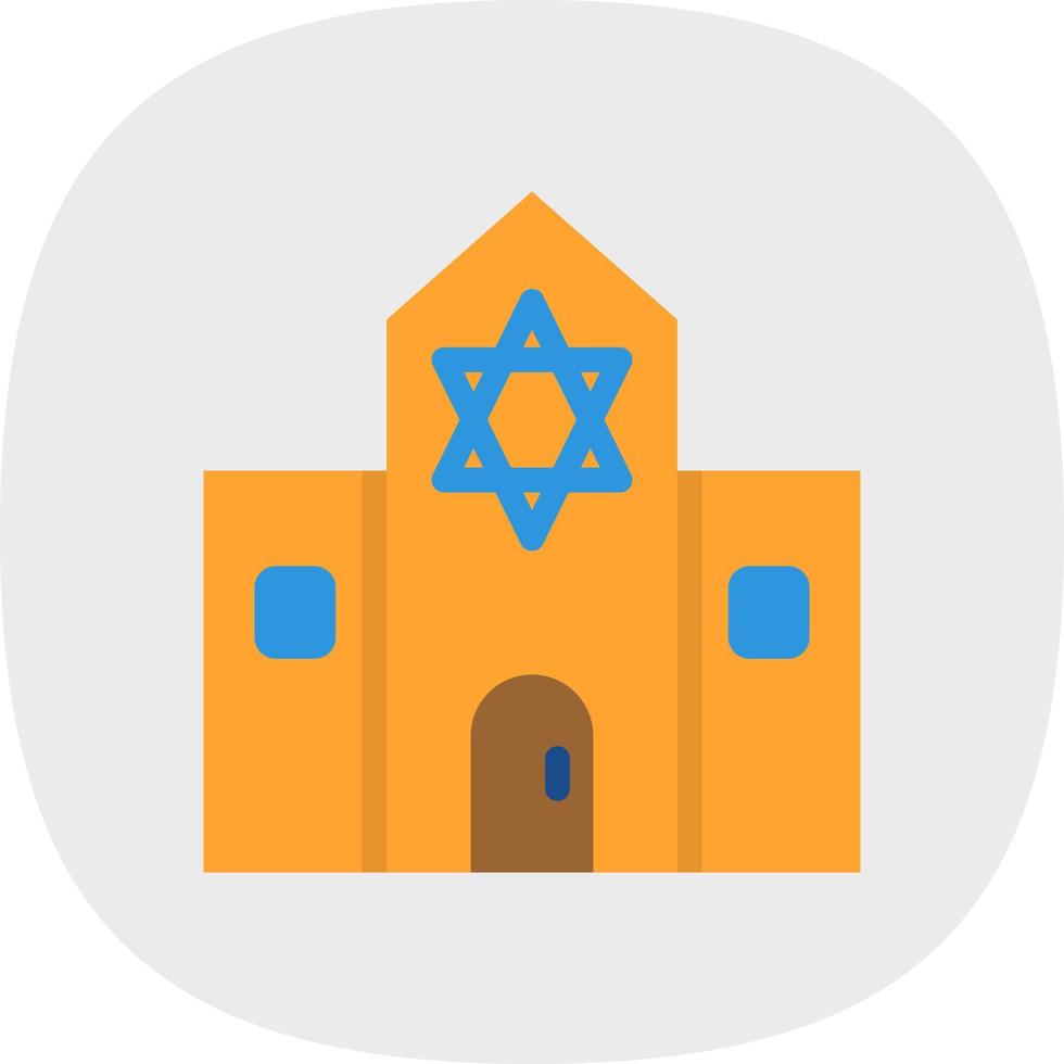 Synagoge-Vektor-Icon-Design vektor