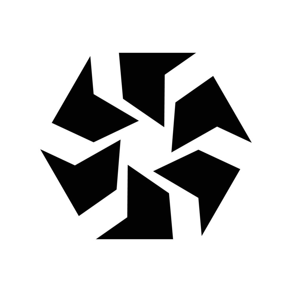 schwarzes Bohrer-Logo vektor