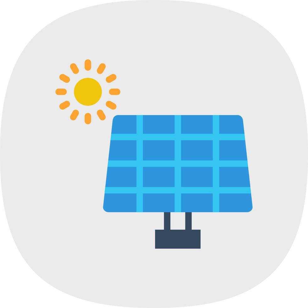 Solarpanel-Vektor-Icon-Design vektor