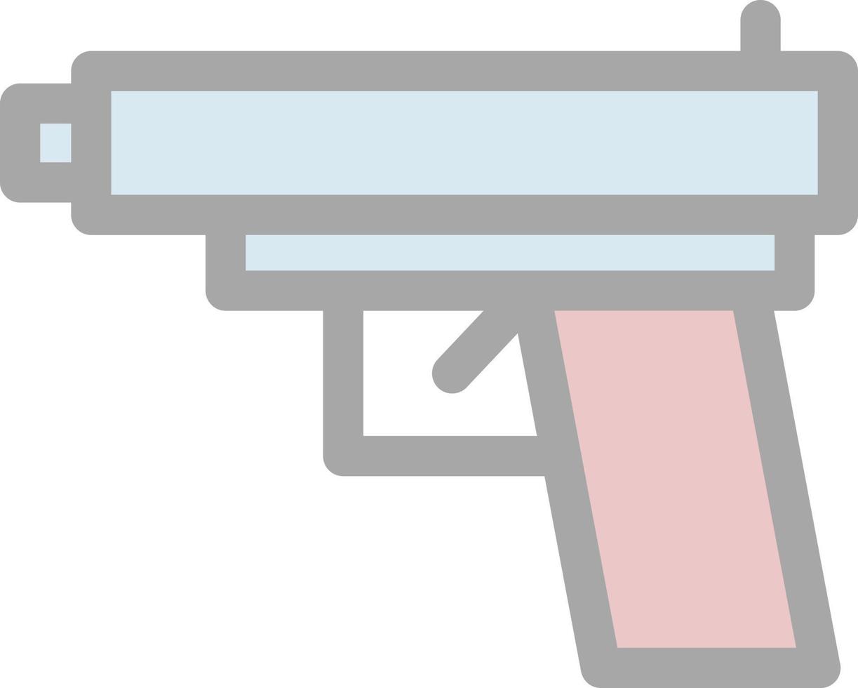 spel pistol linje vektor ikon design