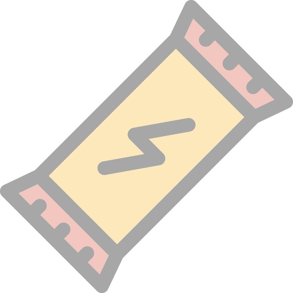 Energiebalken-Linienvektor-Icon-Design vektor