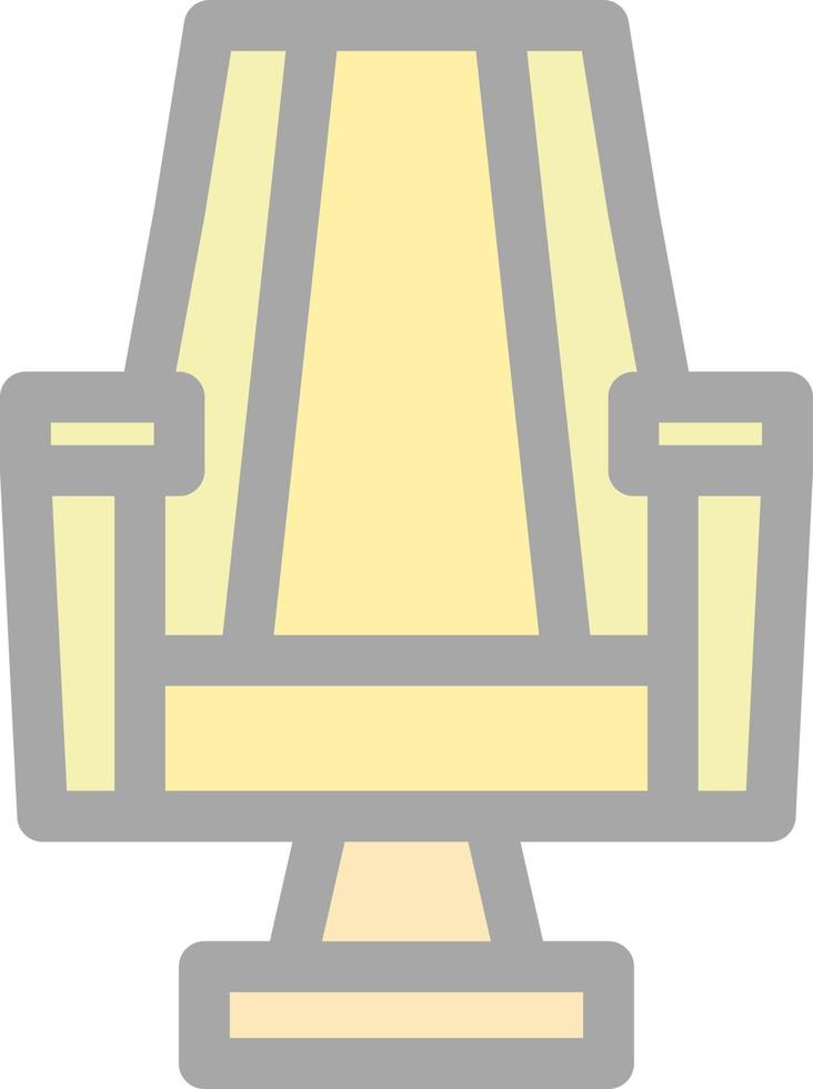 gaming stol linje vektor ikon design