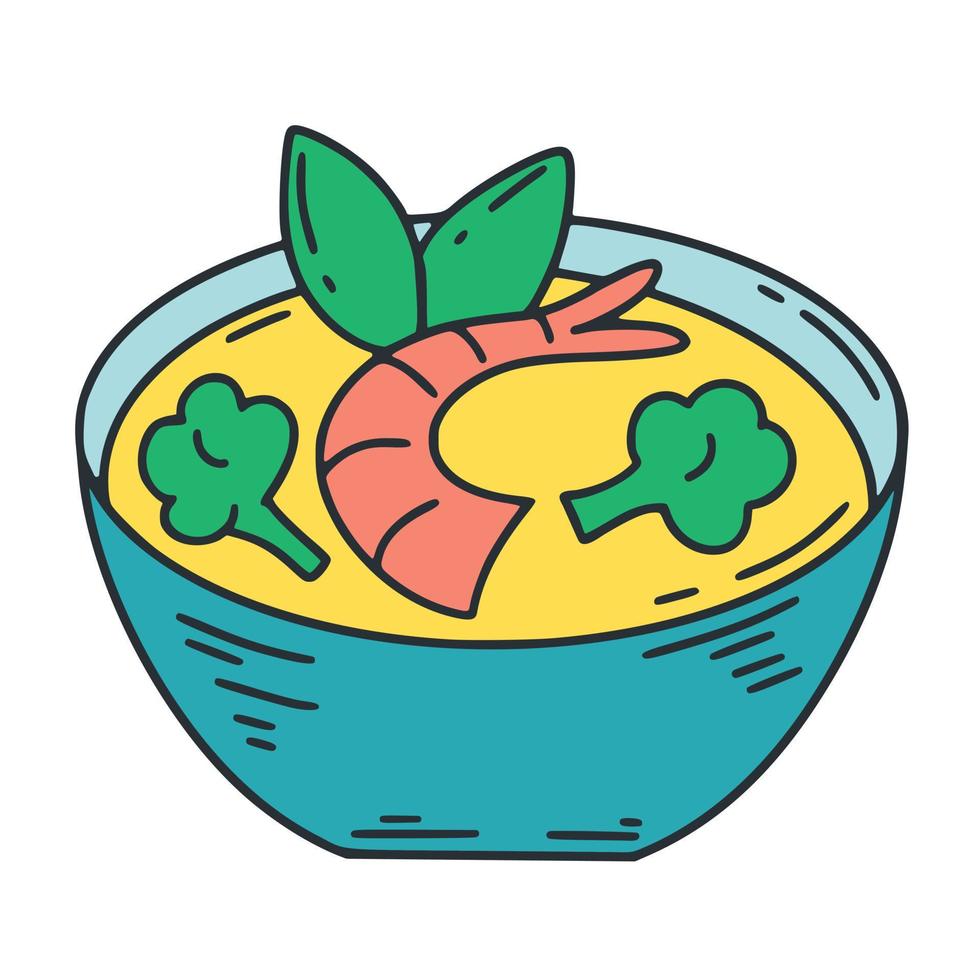 miso-suppe-clipart-jahrgang vektor