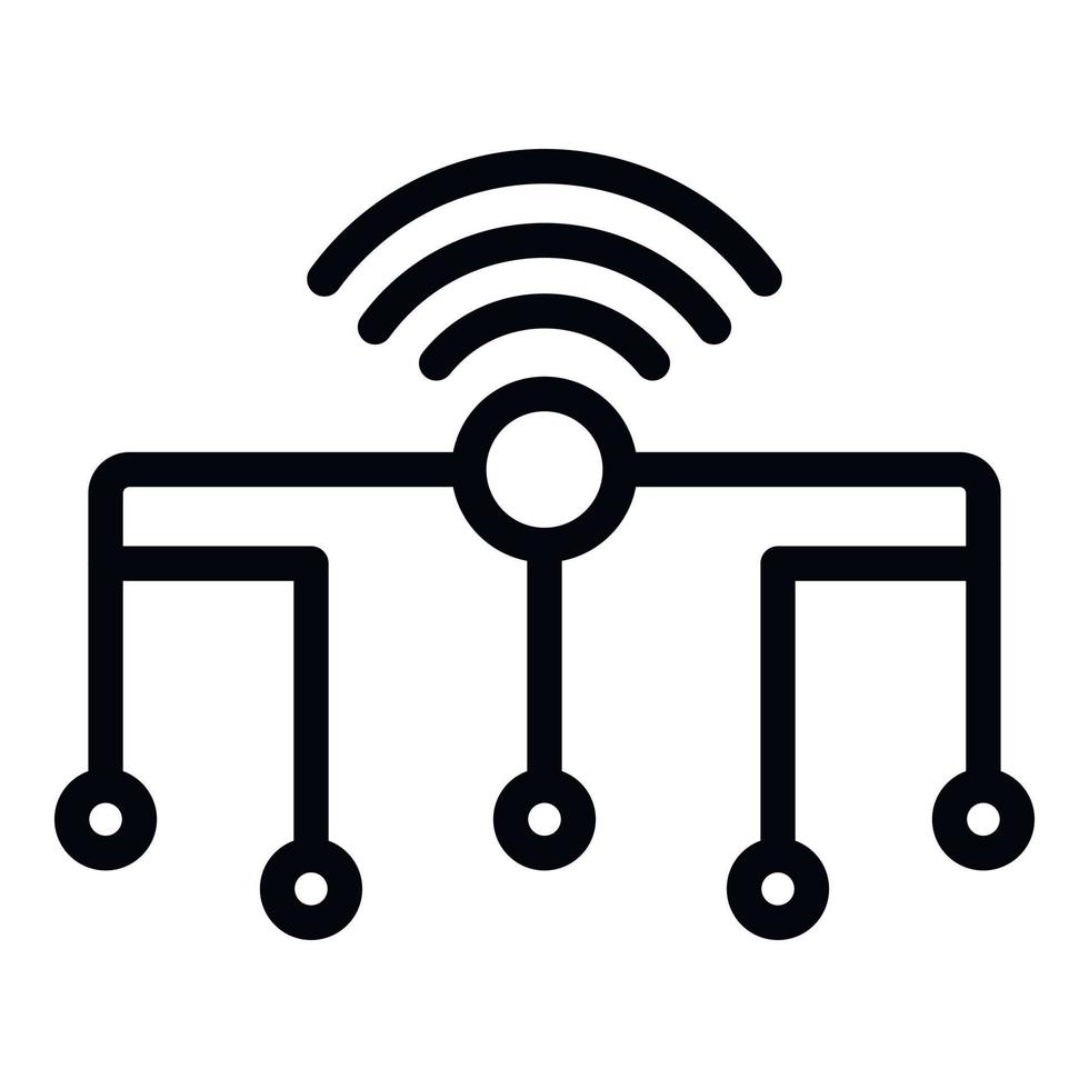 Energie-Heimsymbol nachfüllen, Umrissstil vektor