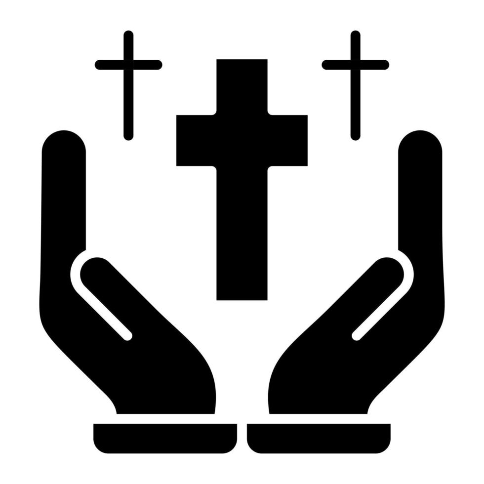 Symbol für die Gebetsglyphe vektor