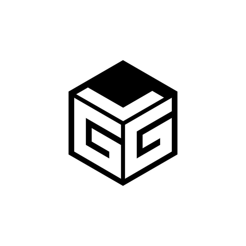 Ggl-Buchstaben-Logo-Design in Abbildung. Vektorlogo, Kalligrafie-Designs für Logo, Poster, Einladung usw. vektor