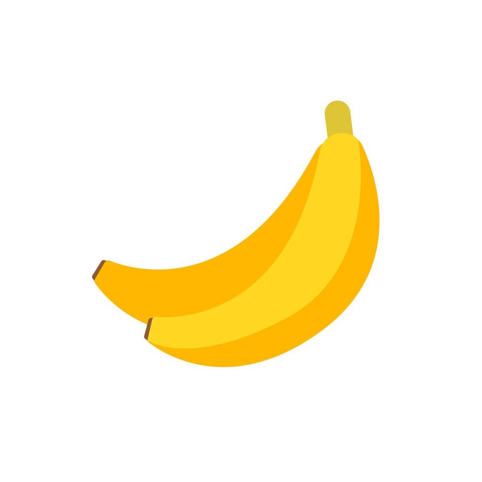 Banane, flache Designikonen-Vektorillustration vektor