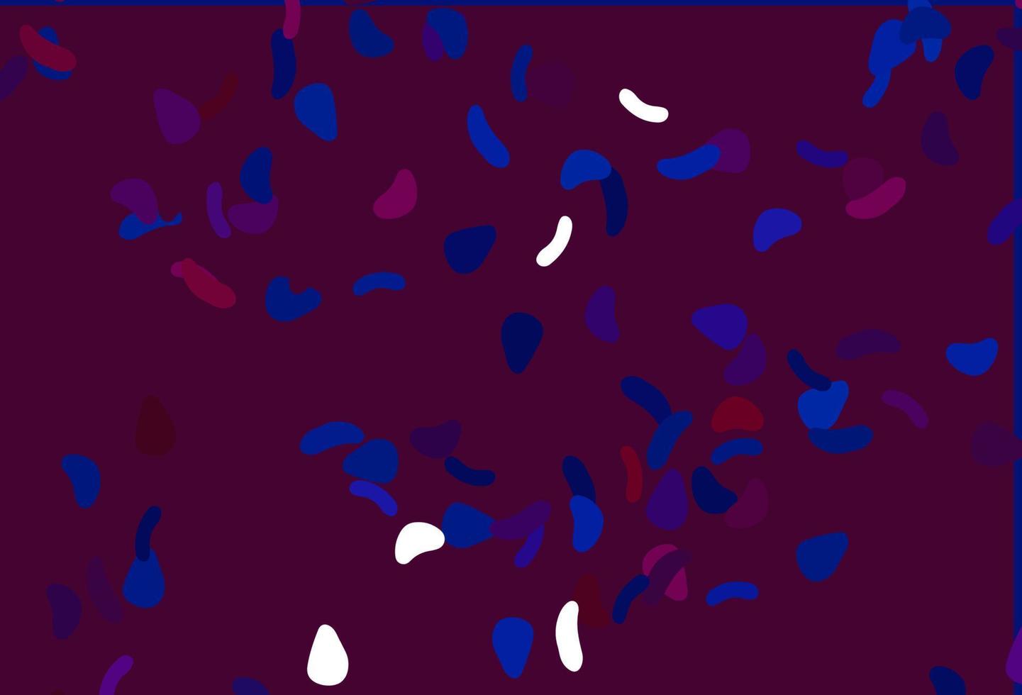 hellblauer, roter Vektorhintergrund mit abstrakten Formen. vektor