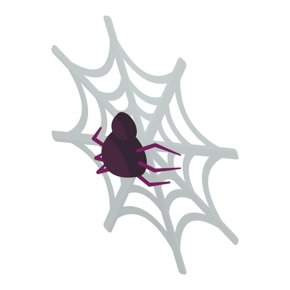 Spider-Home-Symbol, isometrischer Stil vektor