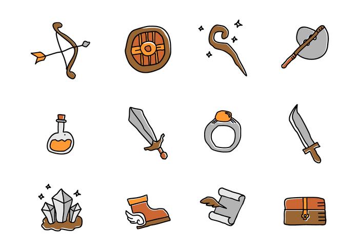 RPG Game Element Vectors