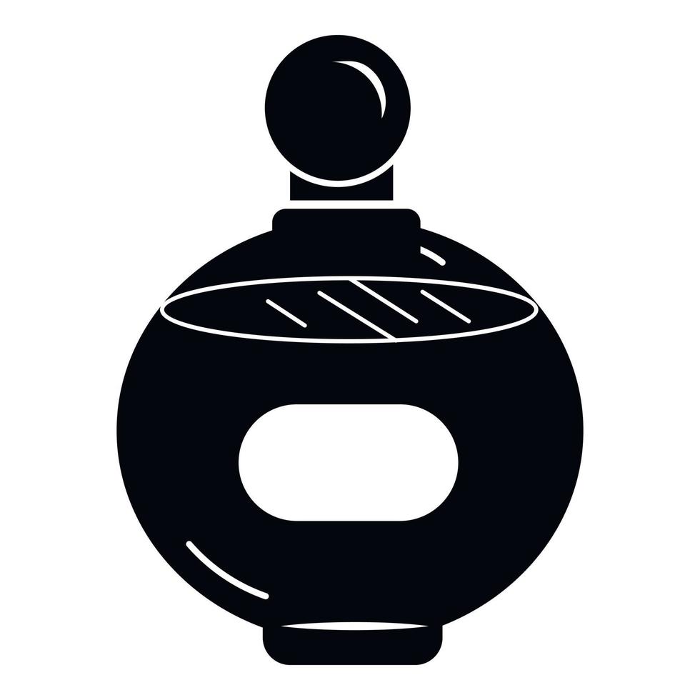 Aroma-Parfümflaschen-Symbol, einfacher Stil vektor