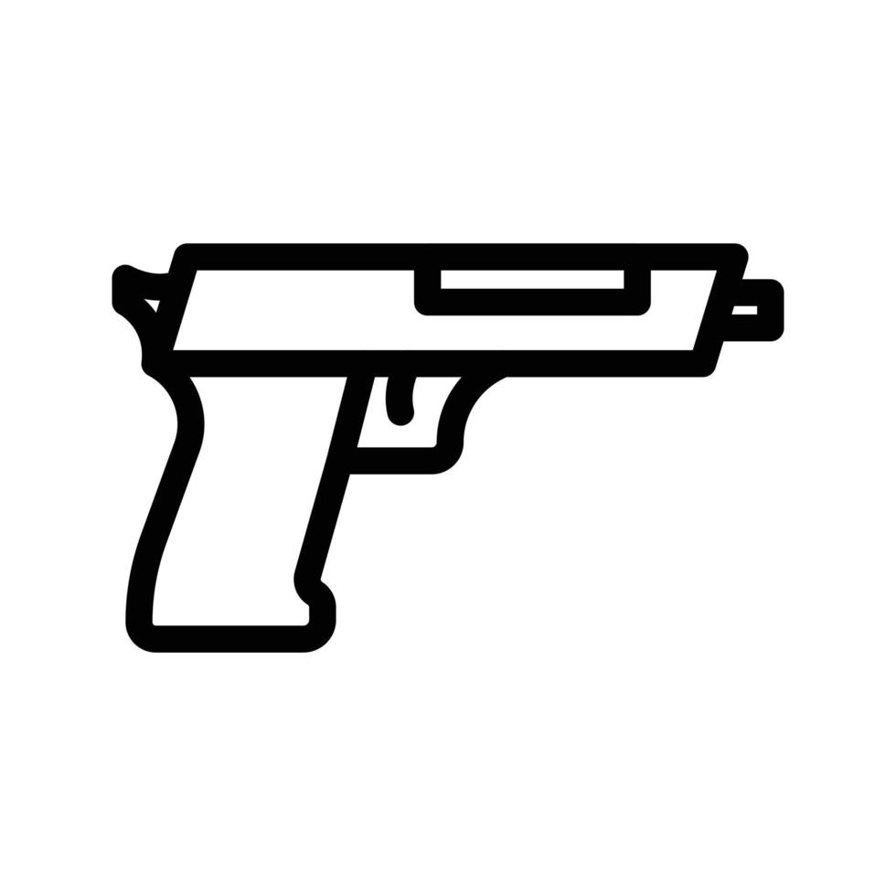 pistol vektor illustration på en bakgrund. premium kvalitet symbols.vector ikoner för koncept och grafisk design.