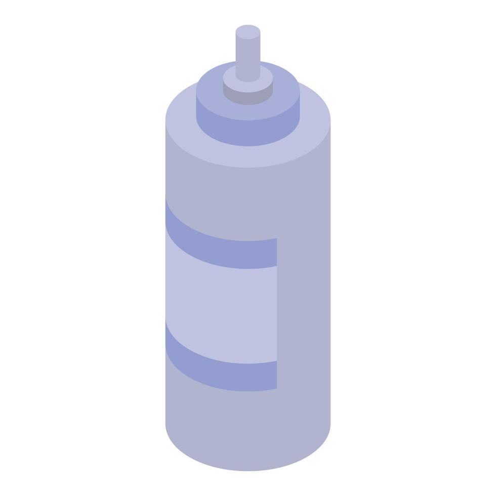 måla spray flaska ikon, isometrisk stil vektor