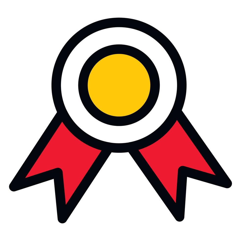 emblem ikon, översikt stil vektor
