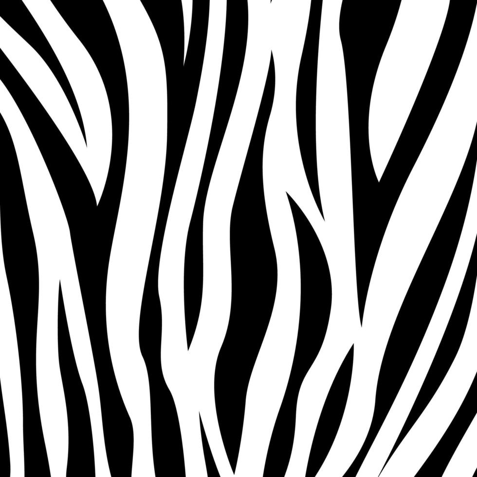 Zebra-Tierhaut-Druckmuster. nahtloser Hintergrund mit Zebrahautmuster. nahtloses muster des zebra-tiermotivvektors. Zebrahautmuster. vektor