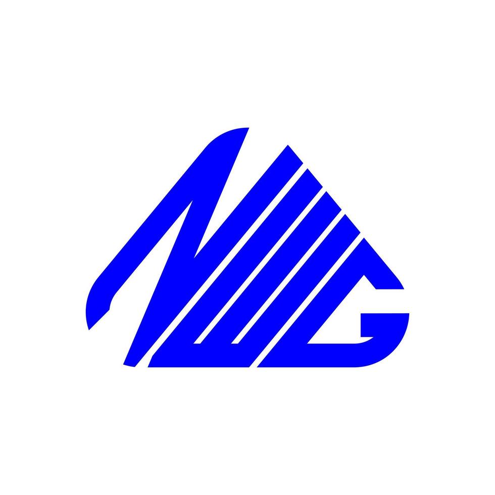 nwg brev logotyp kreativ design med vektor grafisk, nwg enkel och modern logotyp.