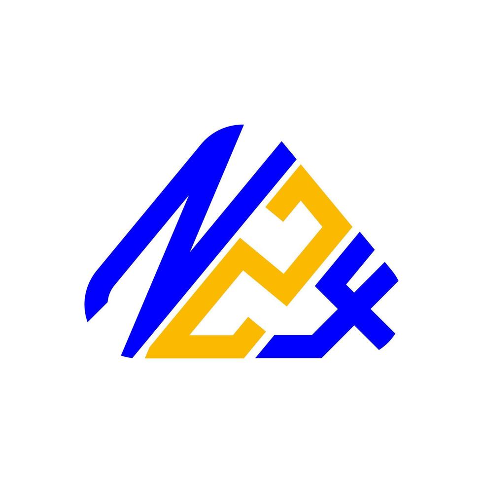 nzx brev logotyp kreativ design med vektor grafisk, nzx enkel och modern logotyp.