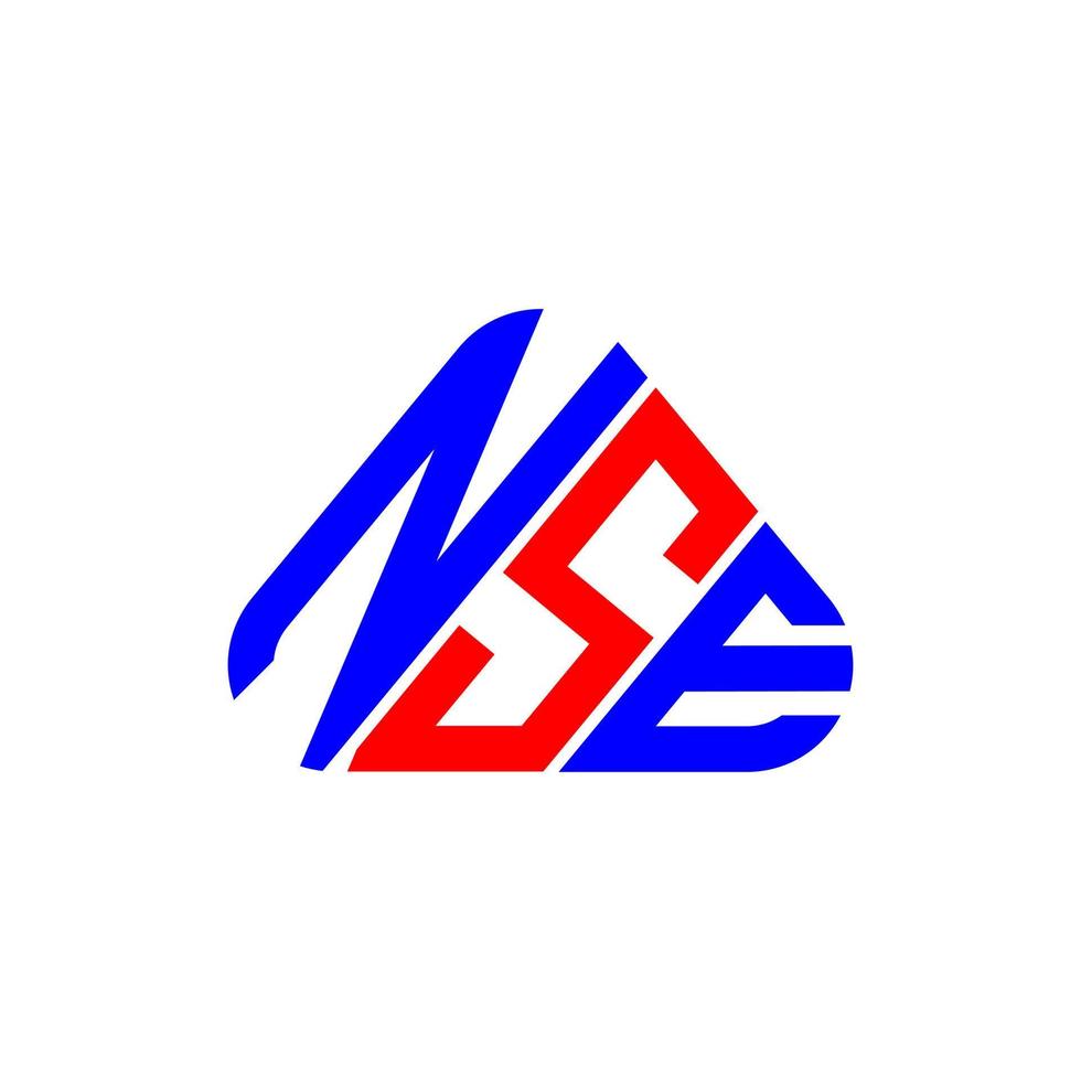 nse-Buchstaben-Logo kreatives Design mit Vektorgrafik, nse-einfaches und modernes Logo. vektor