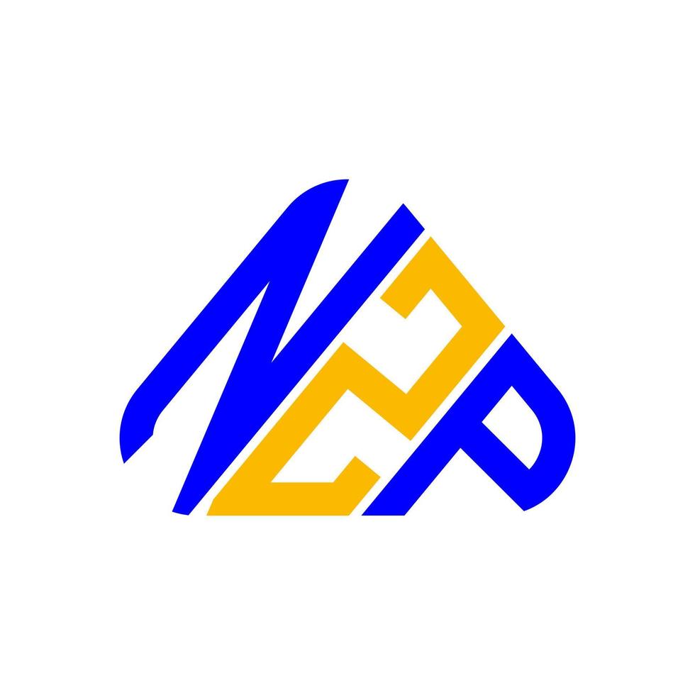 nzp brev logotyp kreativ design med vektor grafisk, nzp enkel och modern logotyp.