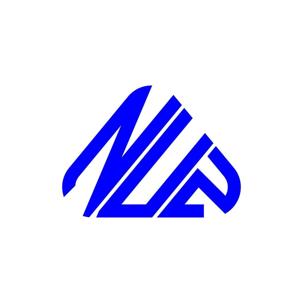 nuz brev logotyp kreativ design med vektor grafisk, nuz enkel och modern logotyp.