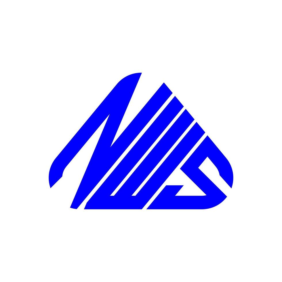 nws brev logotyp kreativ design med vektor grafisk, nws enkel och modern logotyp.